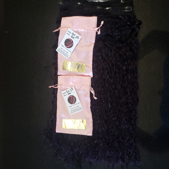 Yummy Hair RAW Cambodian Curlywave Clip In Extent main image 4